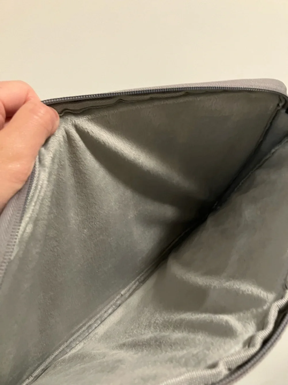 Gray 13” Laptop Bag - Minimalist Organizer